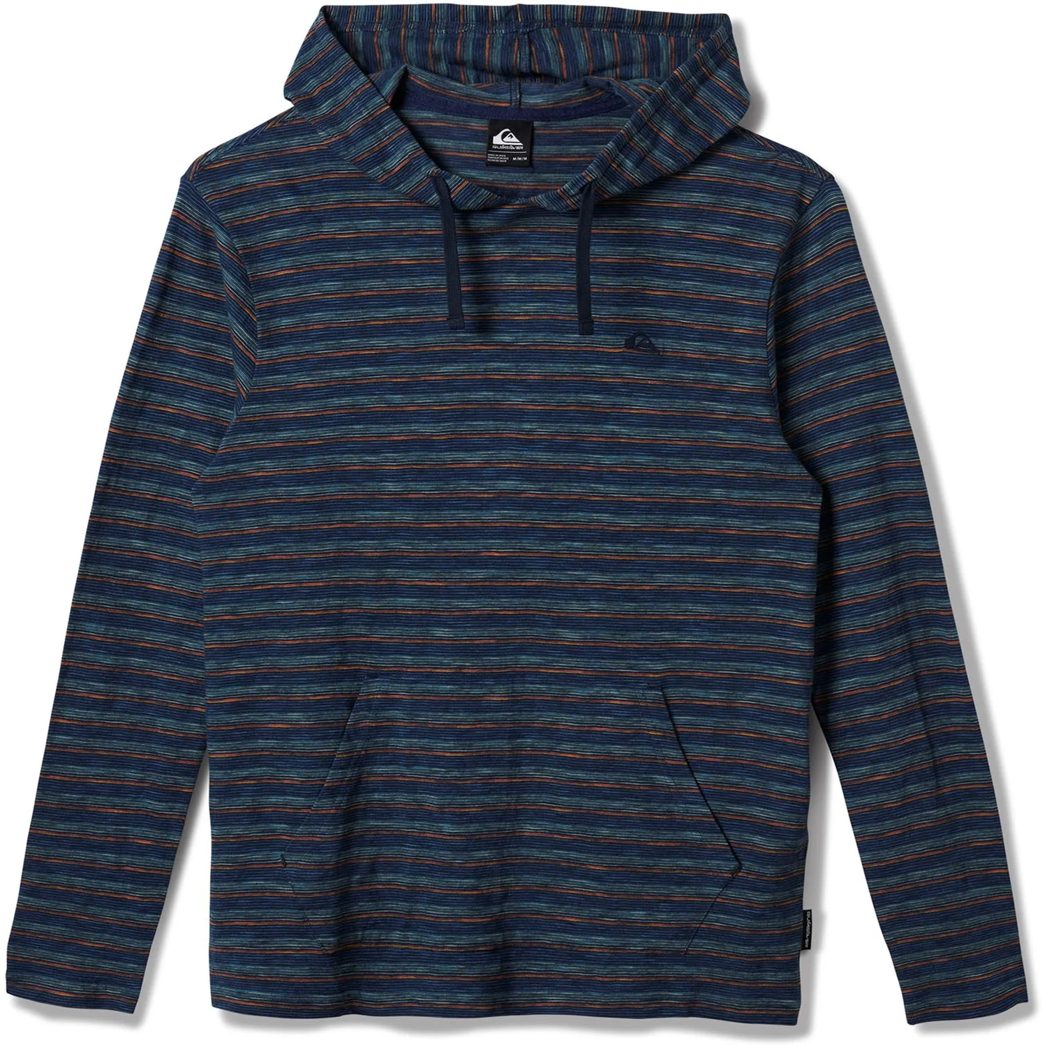 Quiksilver - Mens Slub Stripe Long Sleeve Knit Hoodie - Image 2