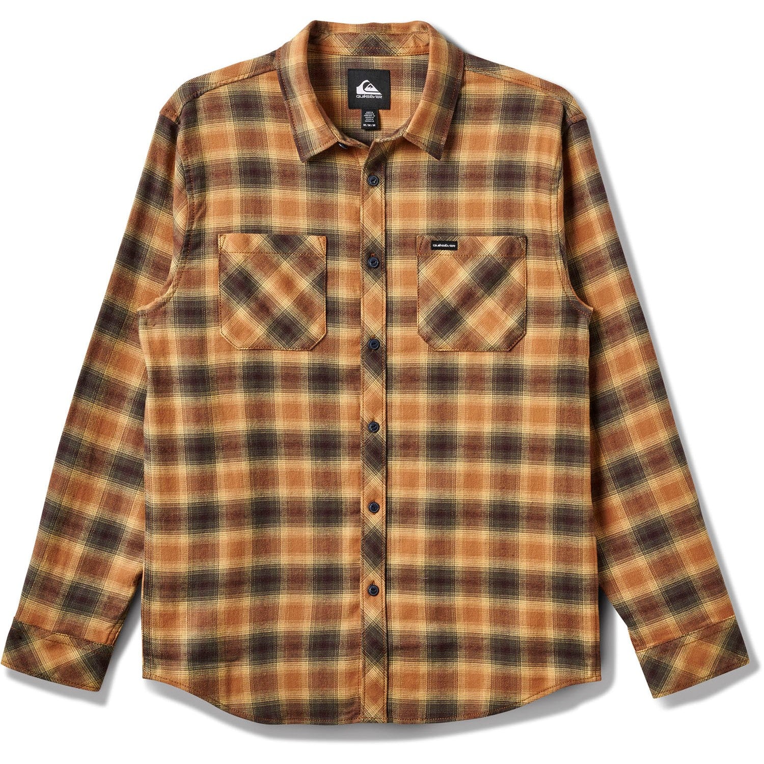 Quiksilver - Mens Terrace Stretch Flannel Long Sleeve Woven Shirt - Image 2