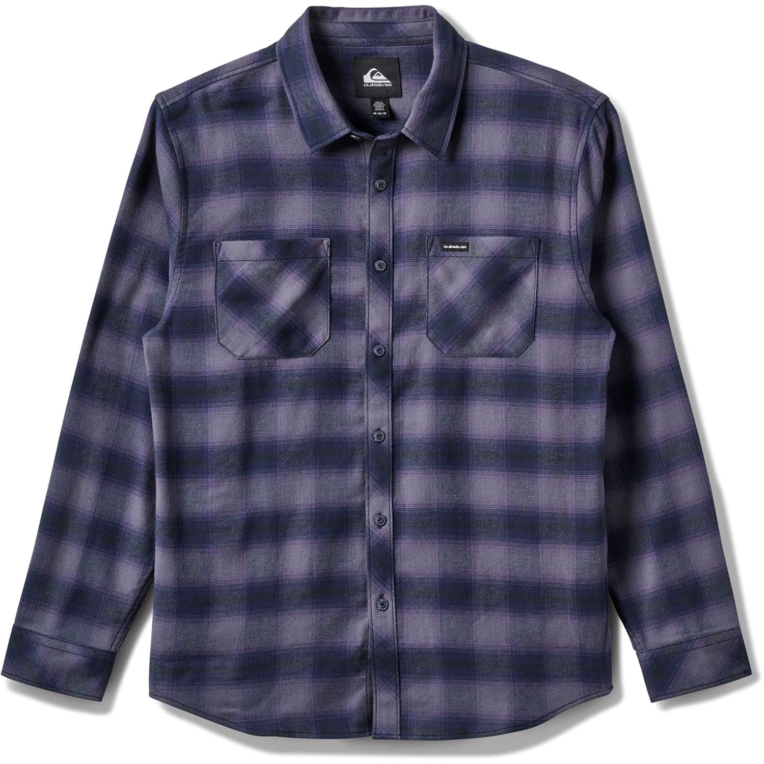 Quiksilver - Mens Terrace Stretch Flannel Long Sleeve Woven Shirt - Image 4