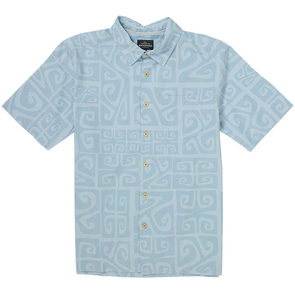 Quiksilver - Mens Tiki Beach Short Sleeve Woven Shirt - Image 2