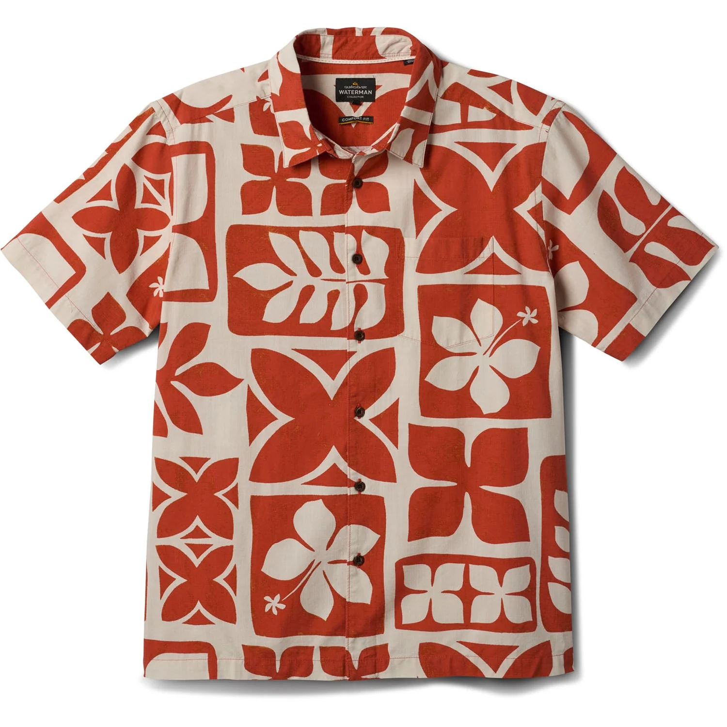 Quiksilver - Mens Tiki Island Short Sleeve Woven Shirt