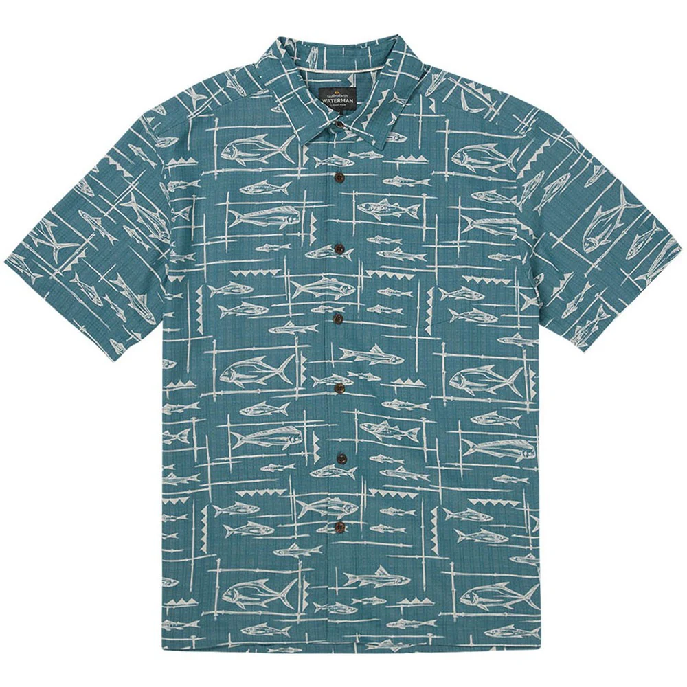 Quiksilver - Mens Topanga Short Sleeve Woven Shirt - Image 3