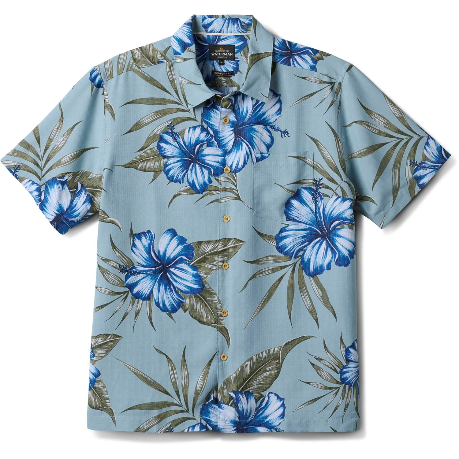 Quiksilver - Mens Tropical Dream Short Sleeve Woven Shirt - Image 4