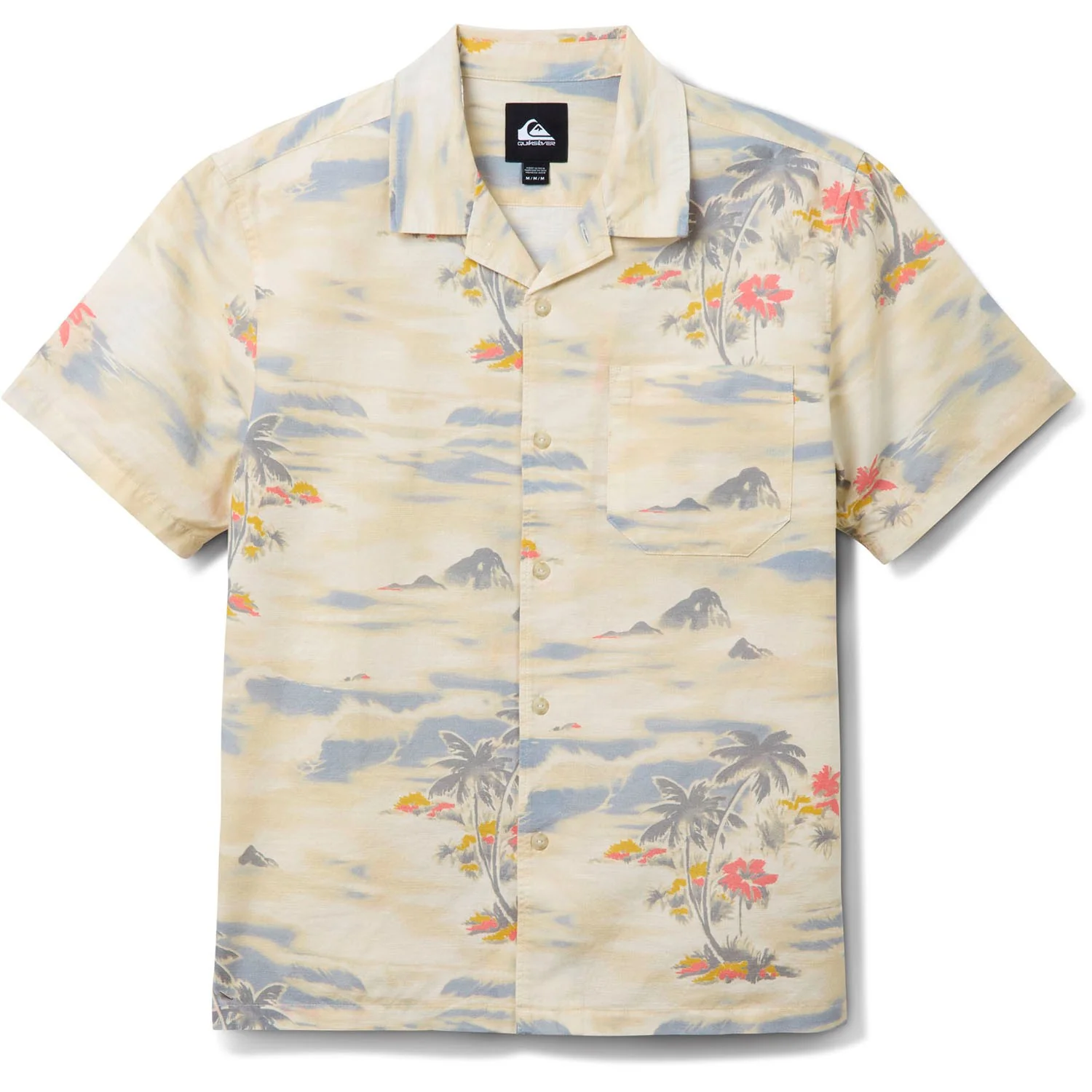 Quiksilver - Mens Tropical Surf Casual Short Sleeve Woven Shirt - Image 2