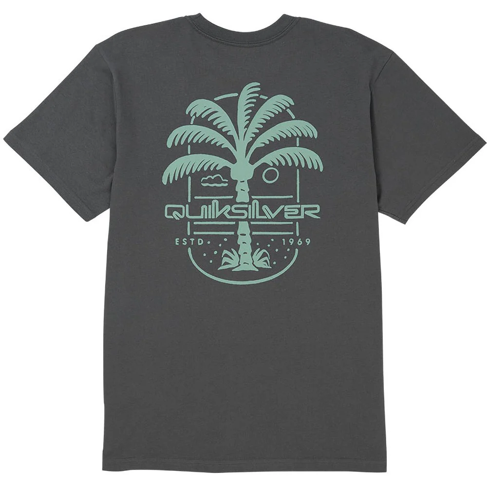 Quiksilver - Mens Uno Palm Mt0 Short Sleeve Graphic T-Shirt - Image 2