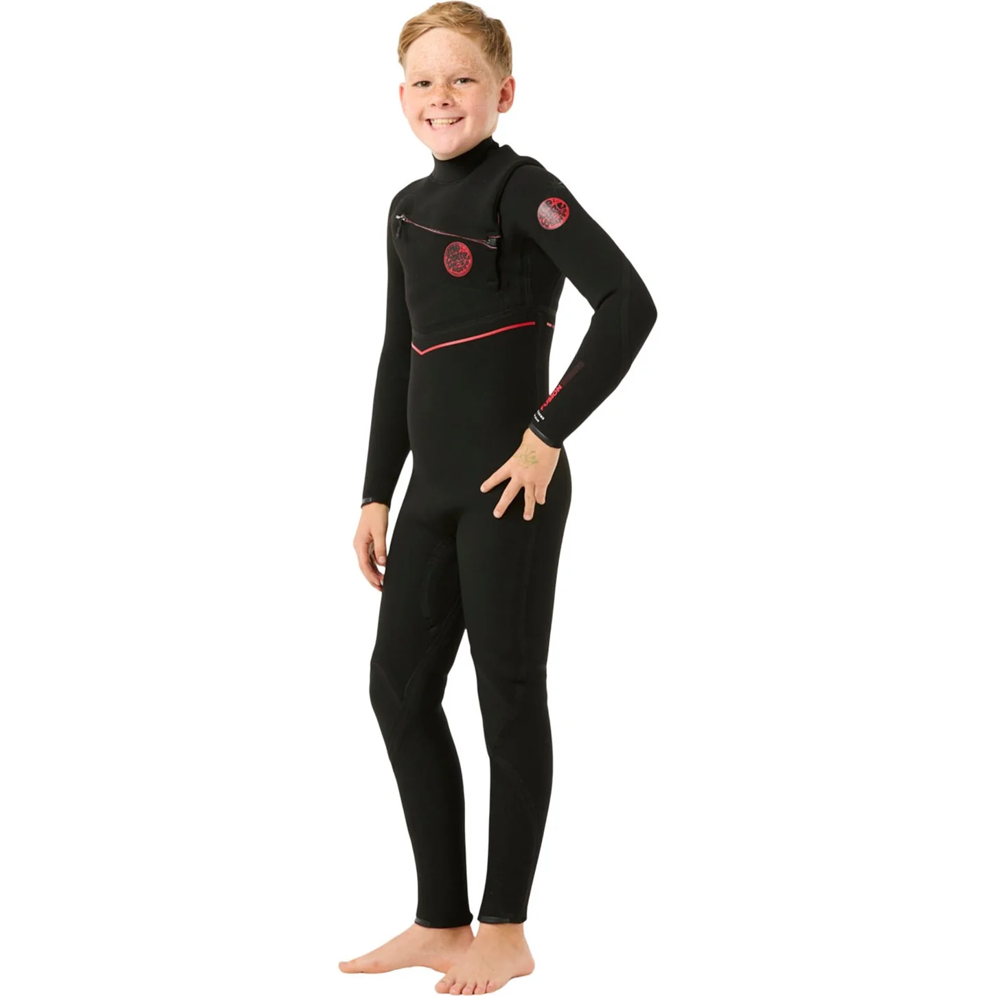Rip Curl - Junior Fbomb Fusion 3/2Mm Chest Zip Fullsuit - Image 2