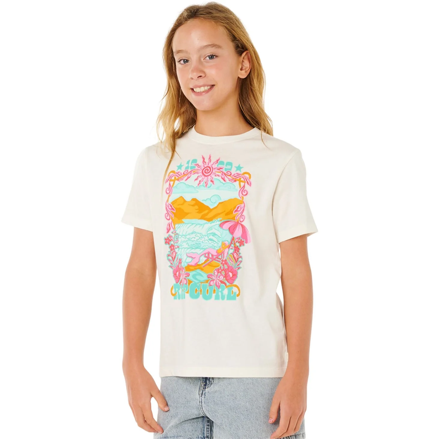 Rip Curl - Junior Sunshine Squad Band Short Sleeve T-shirt - Image 4