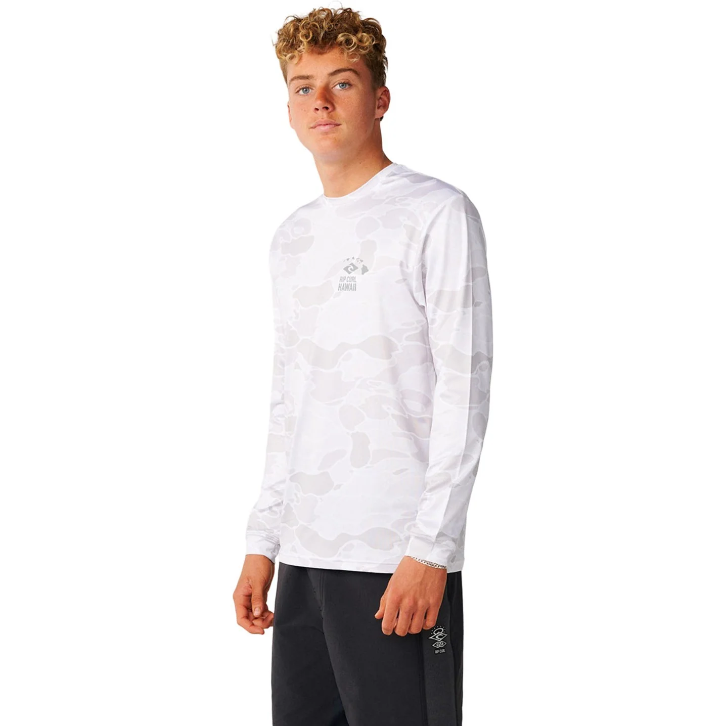 Rip Curl - Men Hawaii Desto UPF Long Sleeve Rash Vest - Image 2