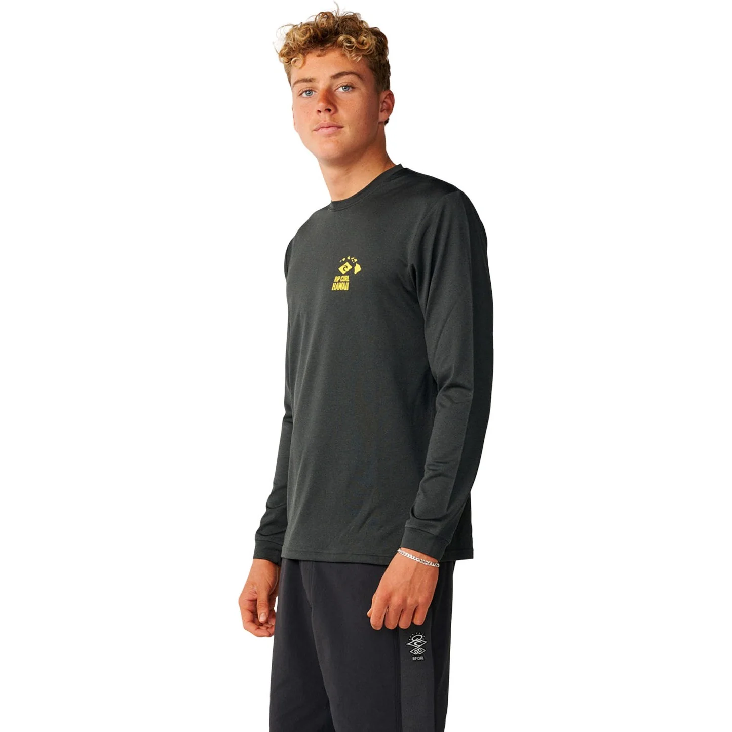 Rip Curl - Men Hawaii Desto UPF Long Sleeve Rash Vest - Image 3