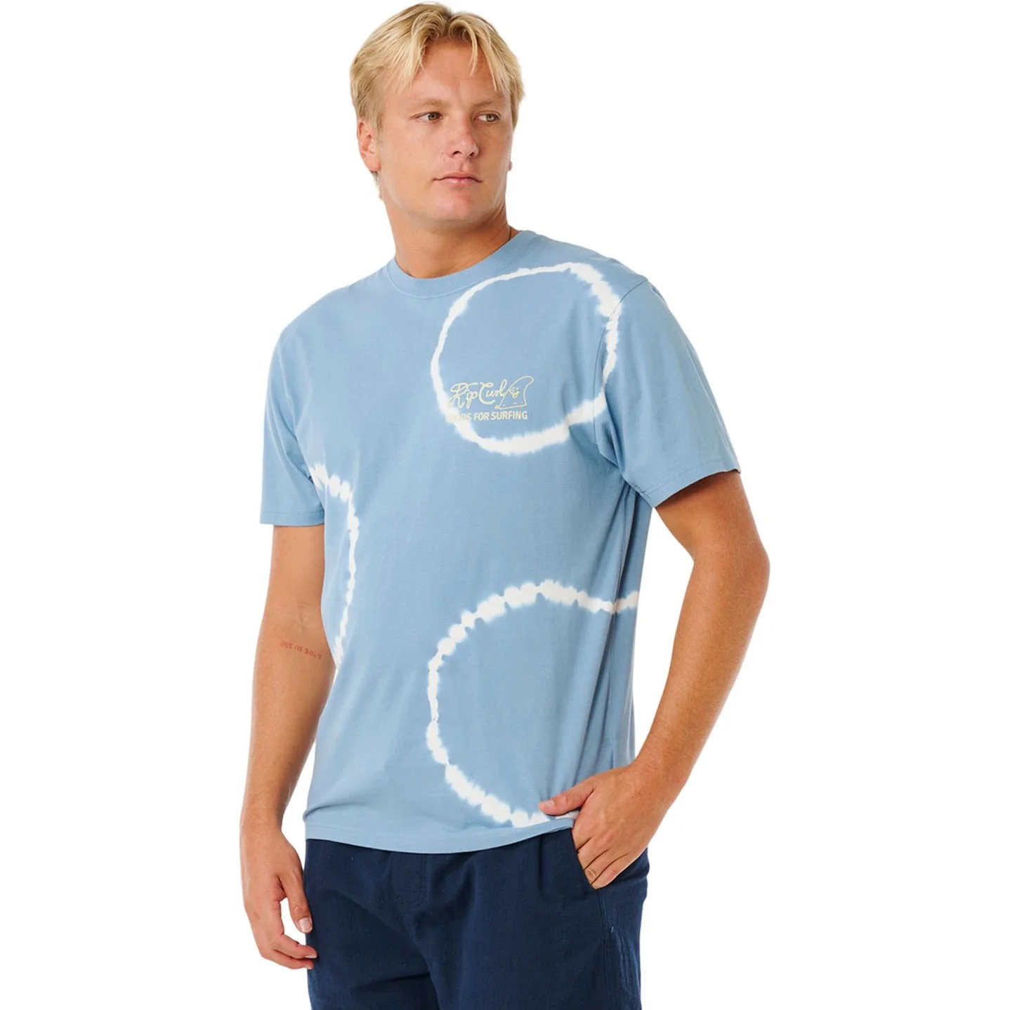 Rip Curl - Men Pacific Rinse Fin Short Sleeve T-shirt