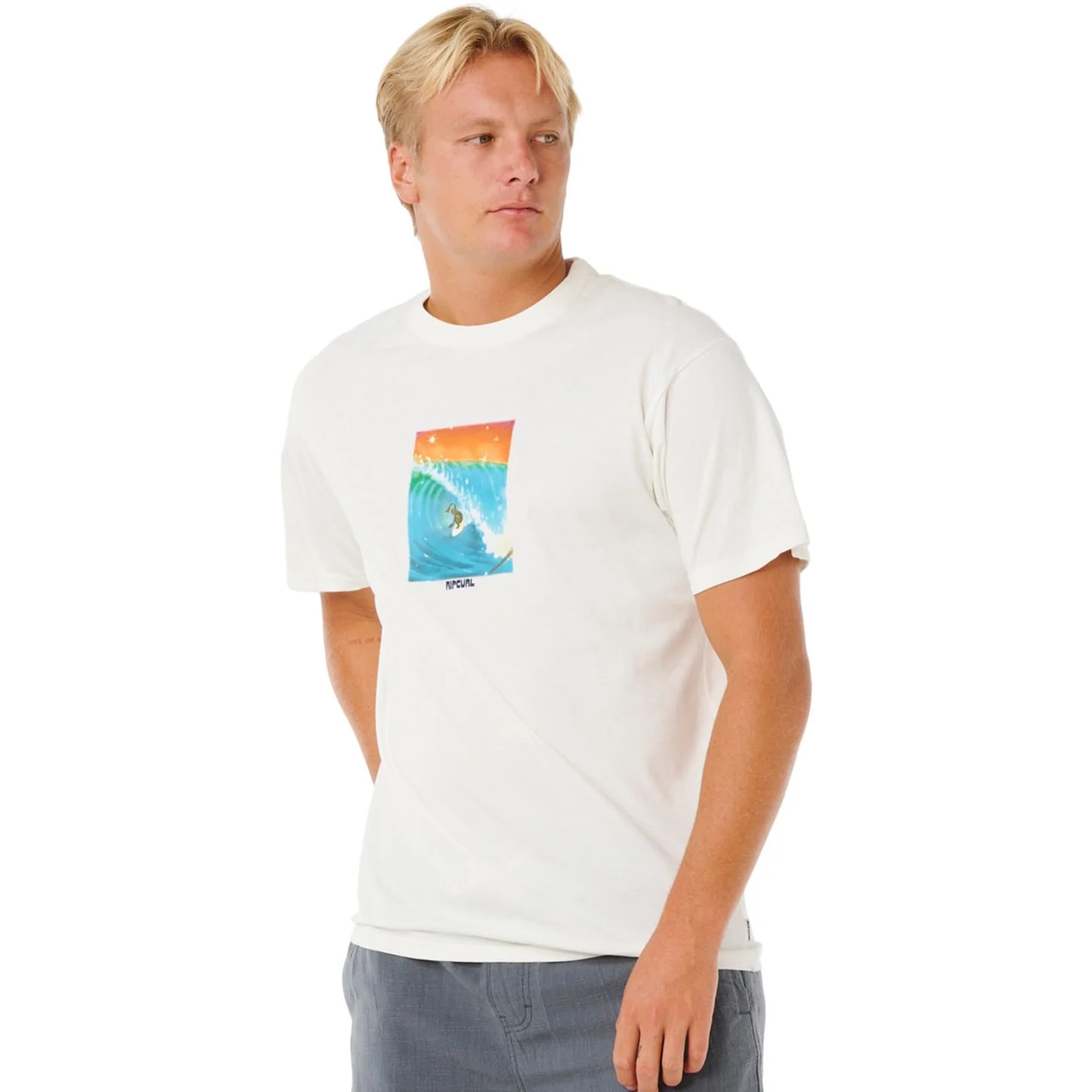 Rip Curl - Men Pacific Rinse Psych Short Sleeve T-shirt - Image 3