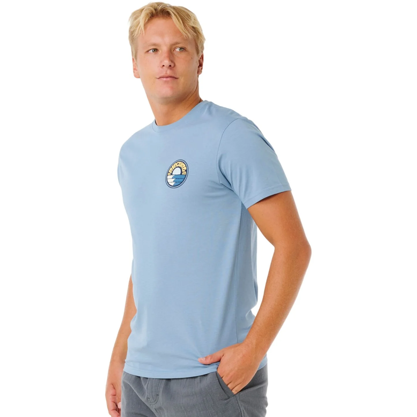 Rip Curl - Men Pacific Rinse Stacked Short Sleeve T-shirt - Image 3