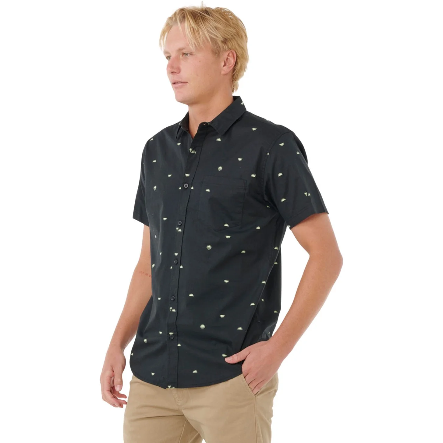 Rip Curl - Mens Microsun Short Sleeve Shirt - Image 3