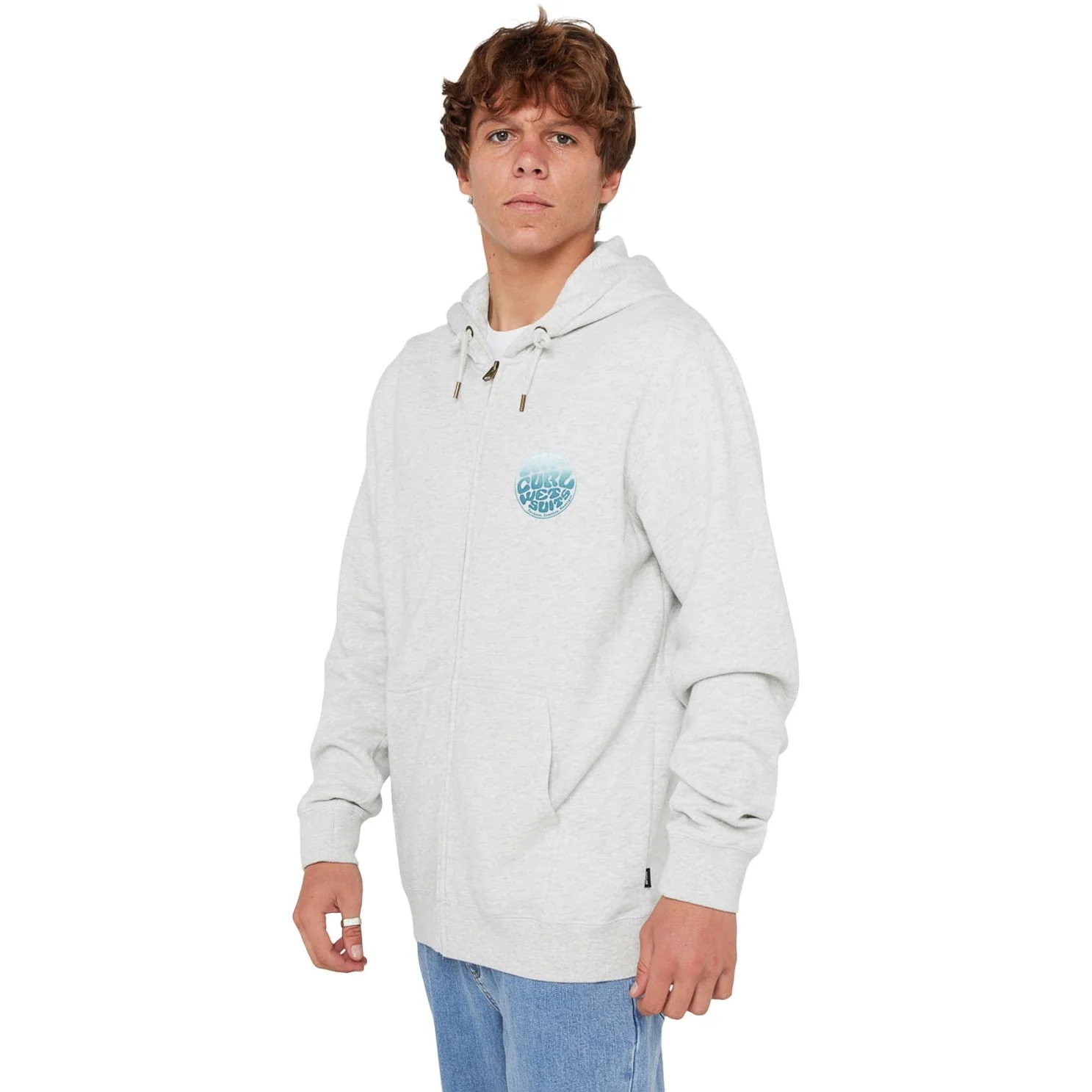 Rip Curl - Mens Wettie Passage Icon Zip Thru Hoodie
