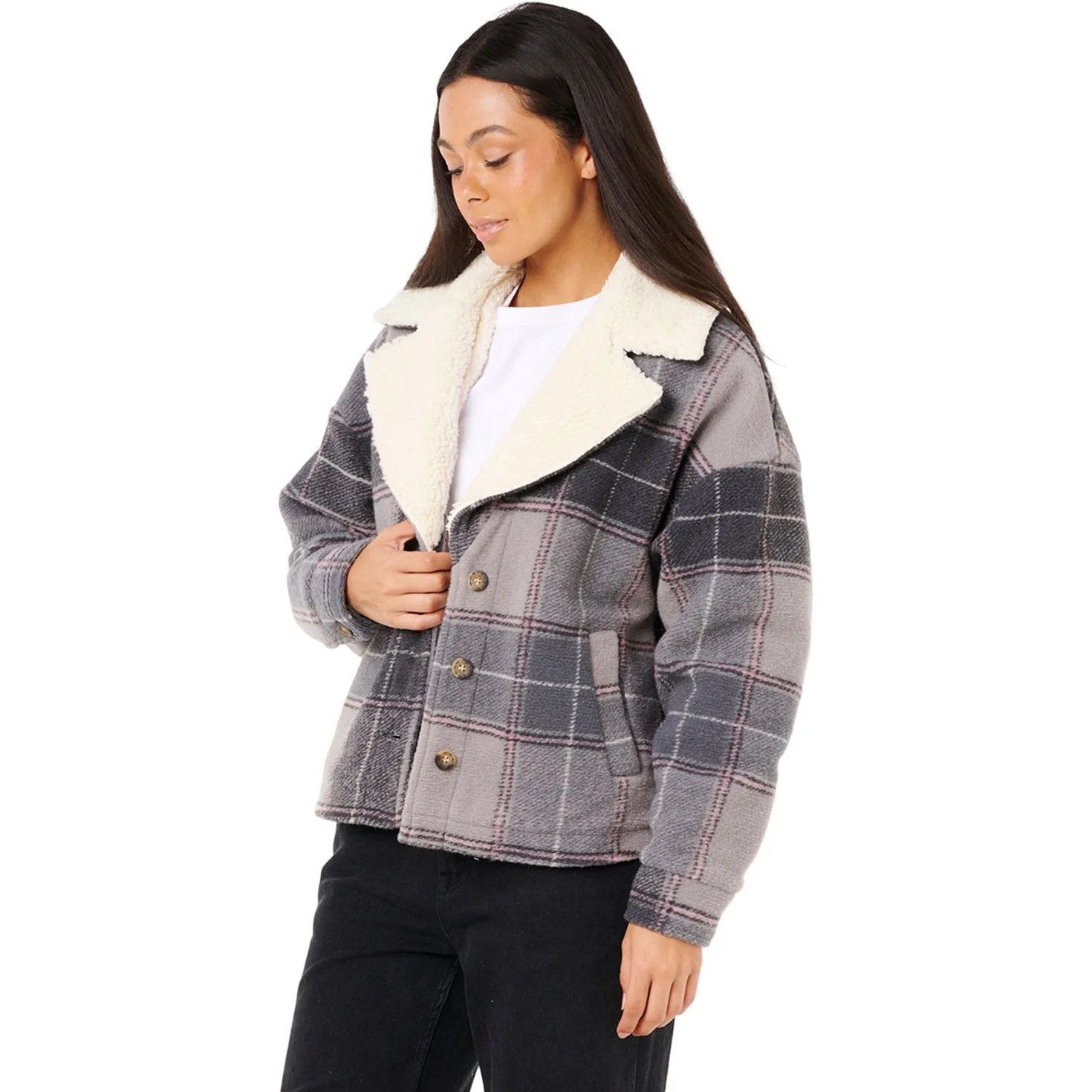 Rip Curl - Women Sunset Luau Check Shacket Jacket