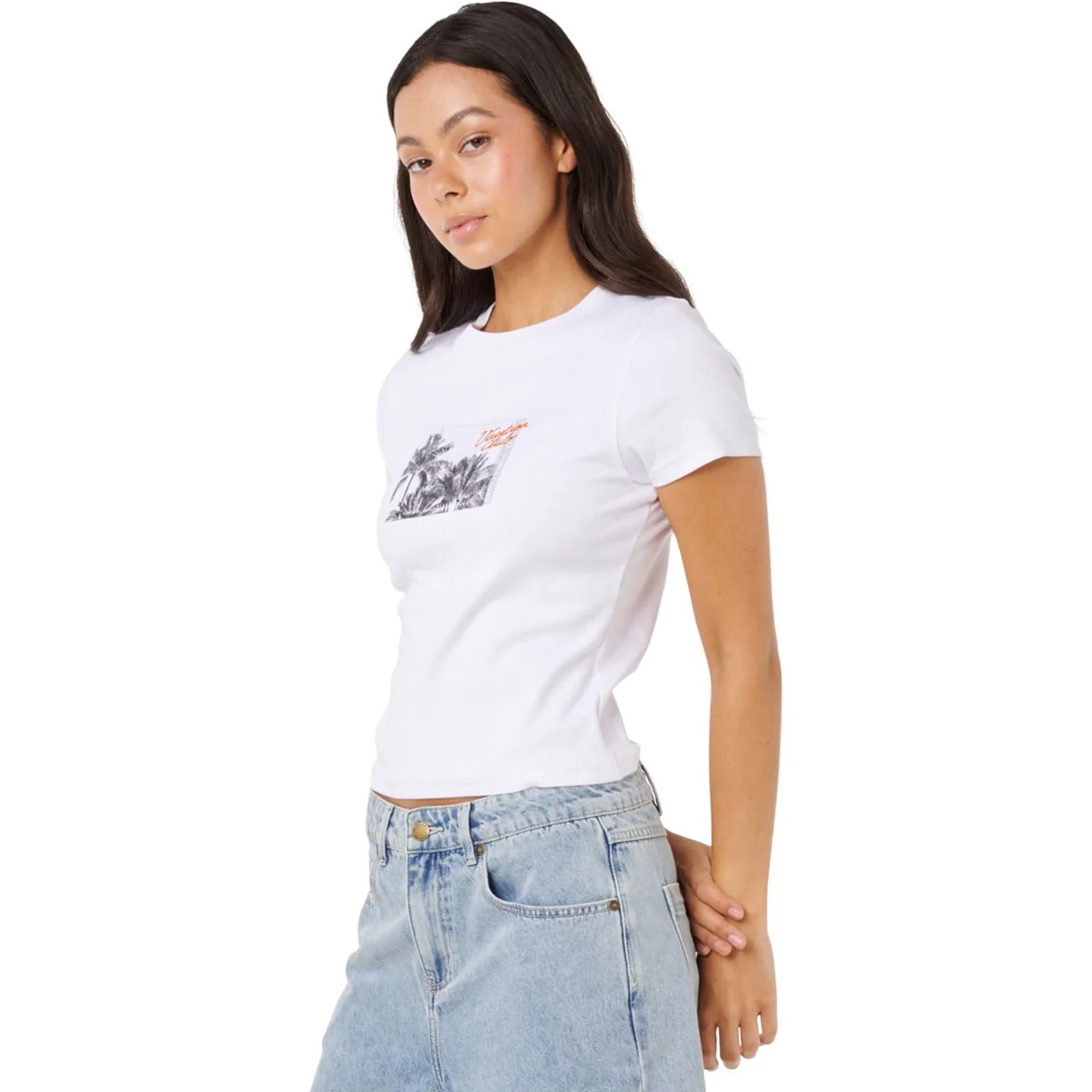 Rip Curl - Women Vacation Fitted Short Sleeve T-shirt - Image 2
