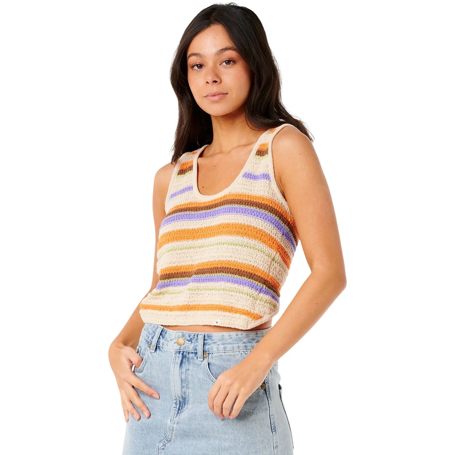 Rip Curl - Womens Cala Nights Knit Crop Top - Image 2