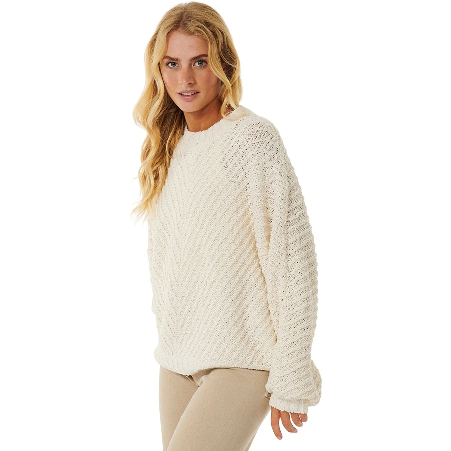Rip Curl - Womens Classic Surf Knit Crew Neck Sweater - Image 2