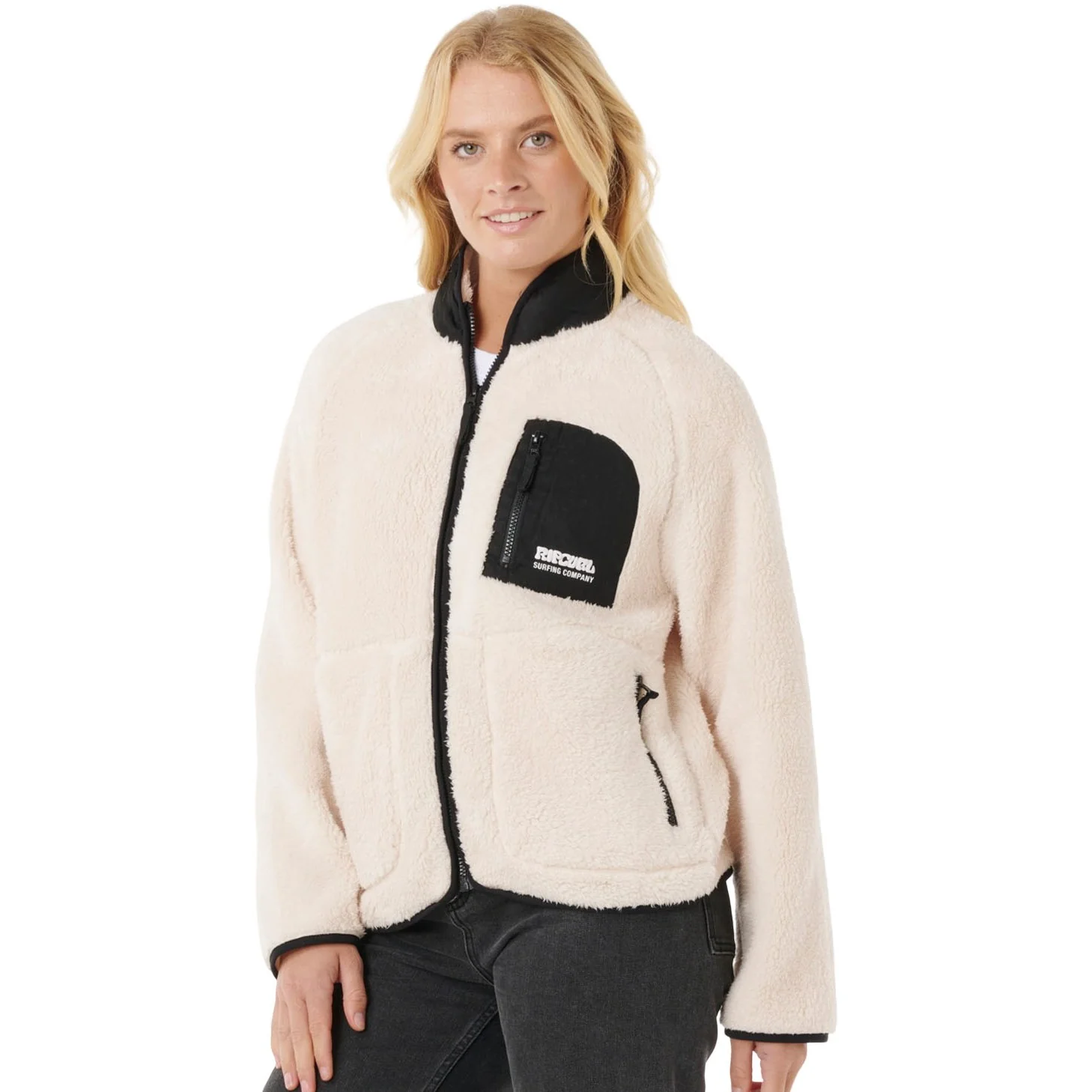 Rip Curl - Womens Shore Break Polar Fleece Jacket - Image 2