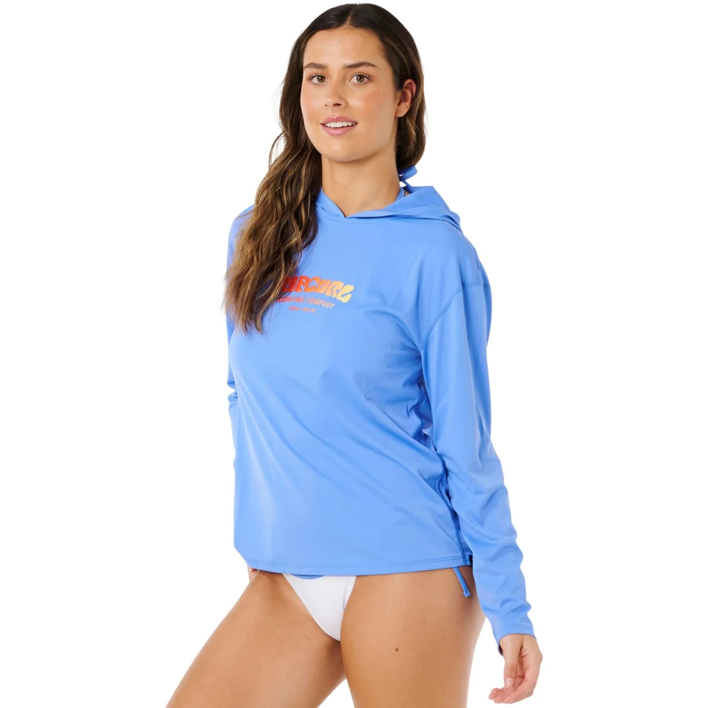 Rip Curl - Womens Surf Puff Hooded Long Sleeve Upf Rash Vest - Image 2