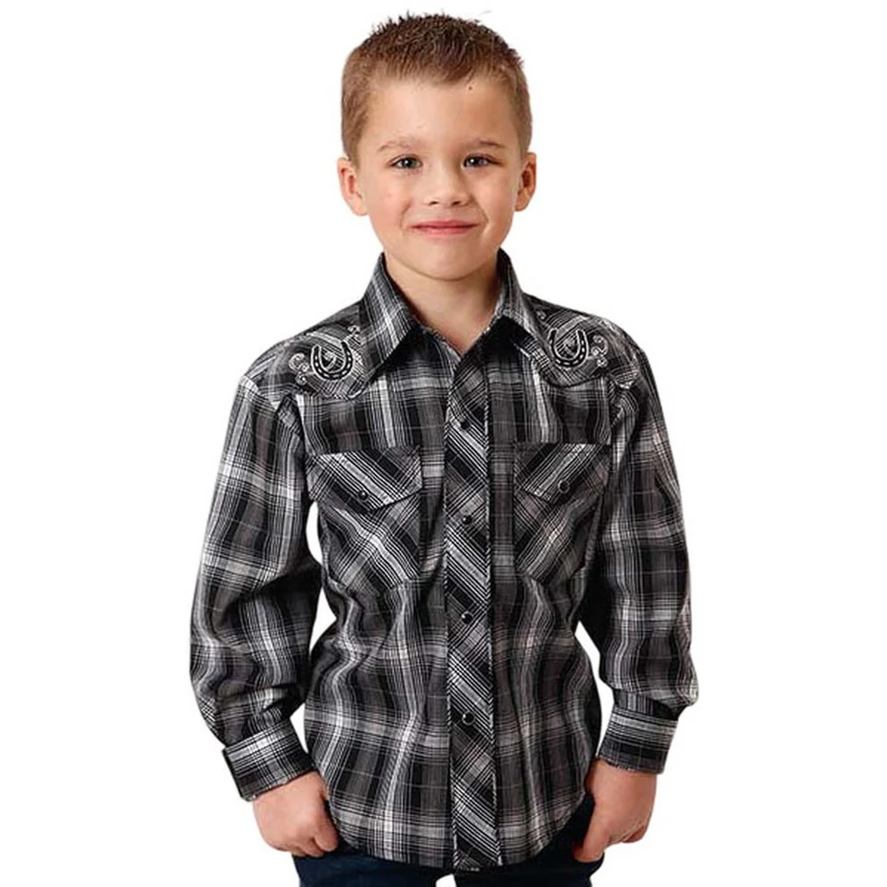 Roper - Boys Karman Special Styles Long Sleeve Western Shirt - Image 2