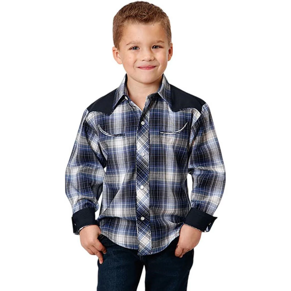 Roper - Boys Karman Special Styles Long Sleeve Western Shirt - Image 2