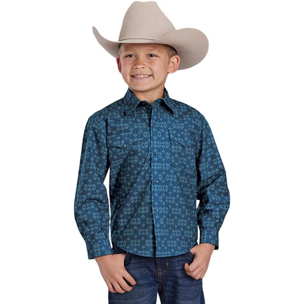 Roper - Boys Long Sleeve Western Shirt