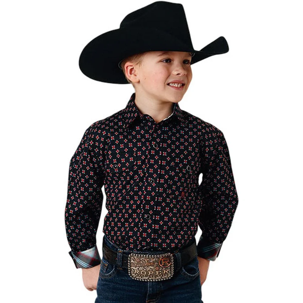 Roper - Boys Long Sleeve Western Shirt