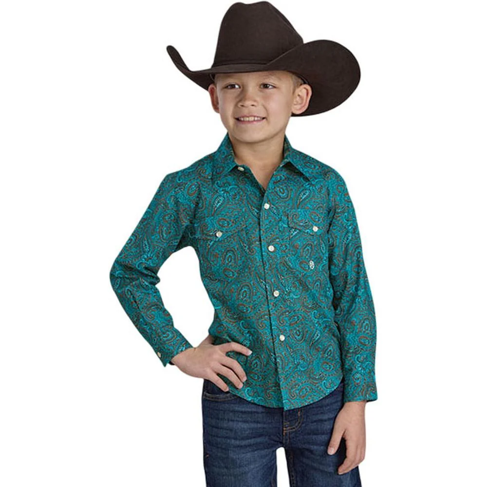Roper - Boys Long Sleeve Western Shirt