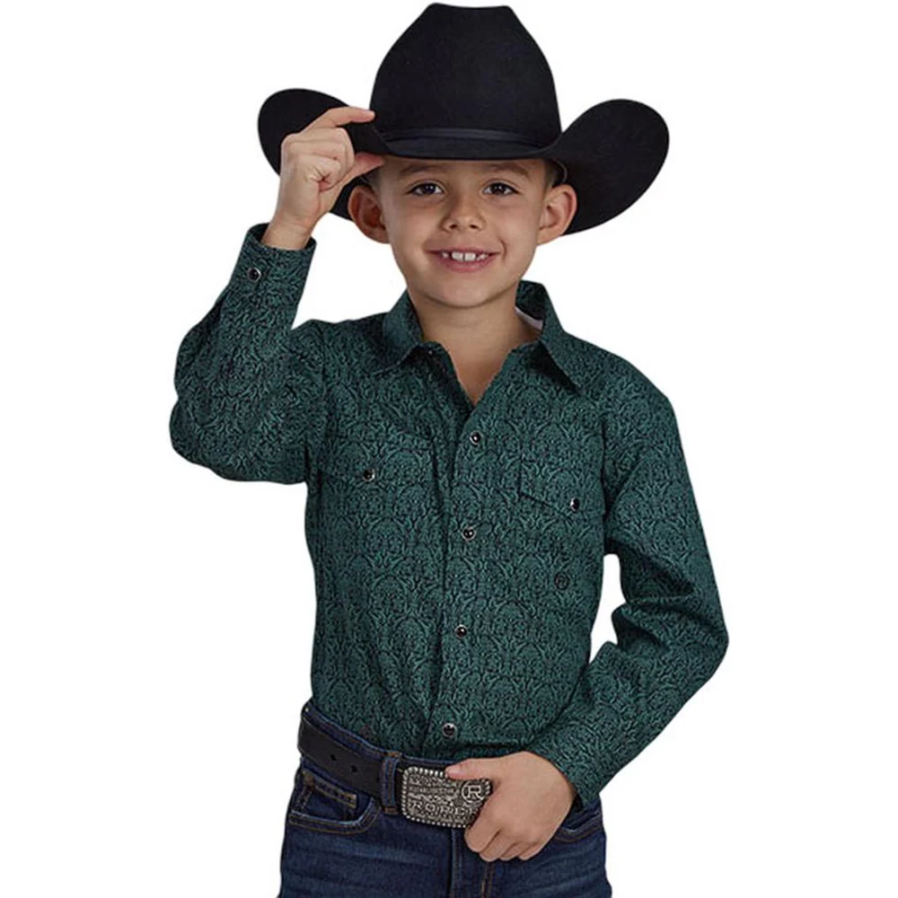 Roper - Boys Long Sleeve Western Shirt