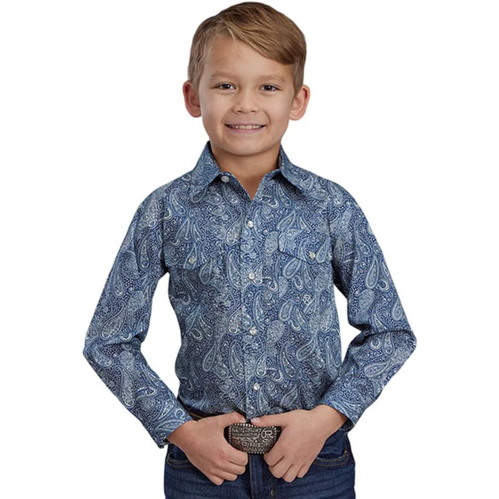 Roper - Boys Long Sleeve Western Shirt