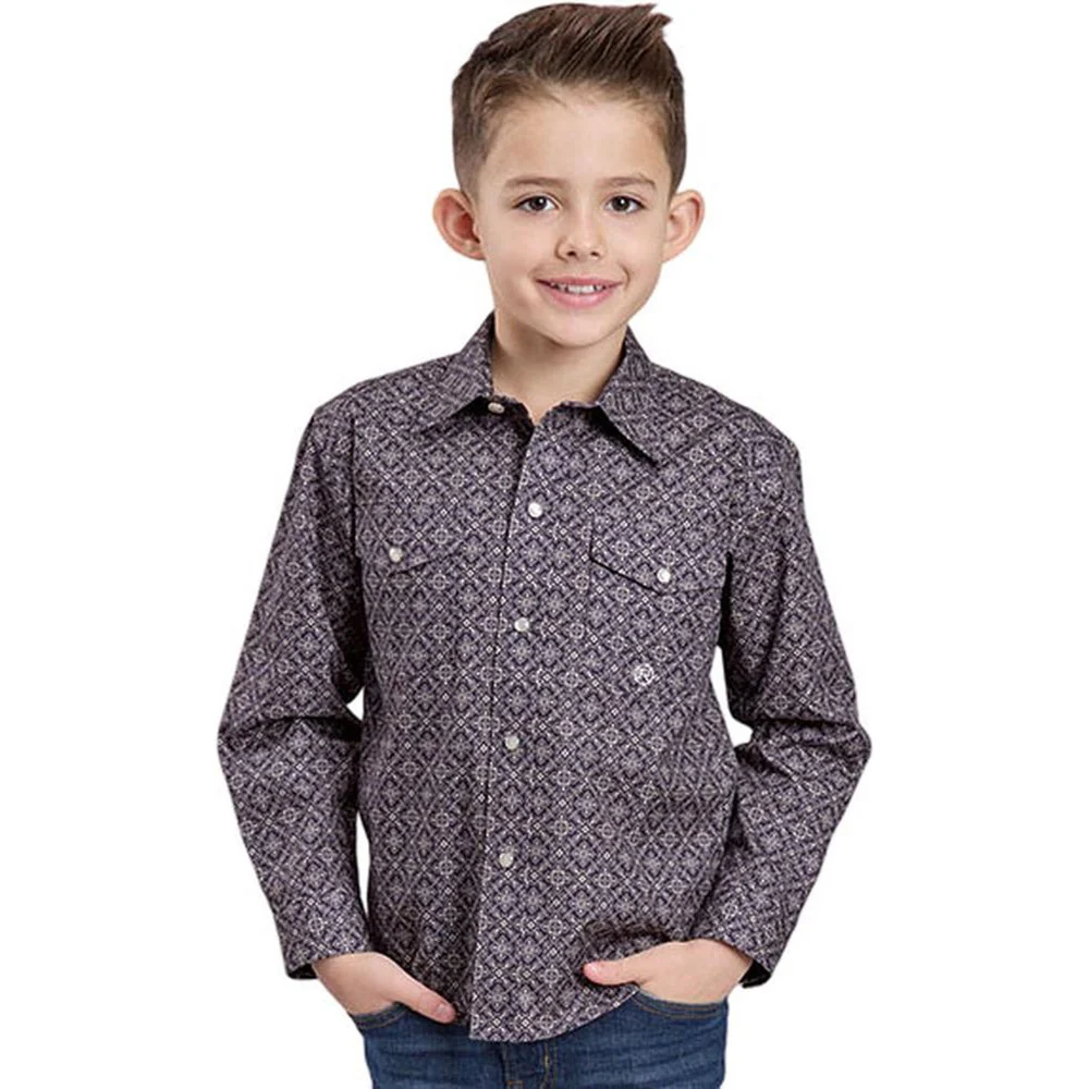 Roper - Boys Long Sleeve Western Shirt