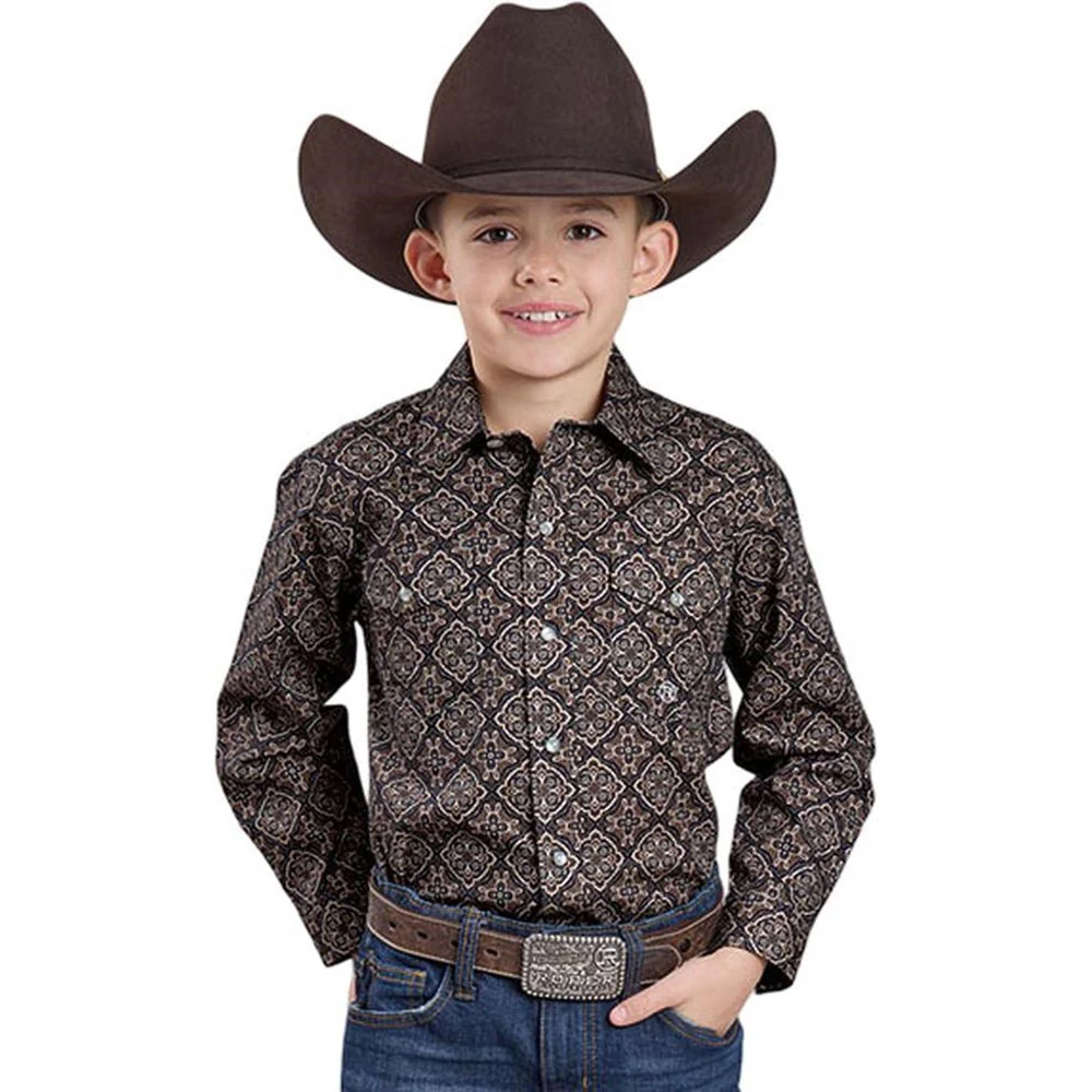 Roper - Boys Long Sleeve Western Shirt