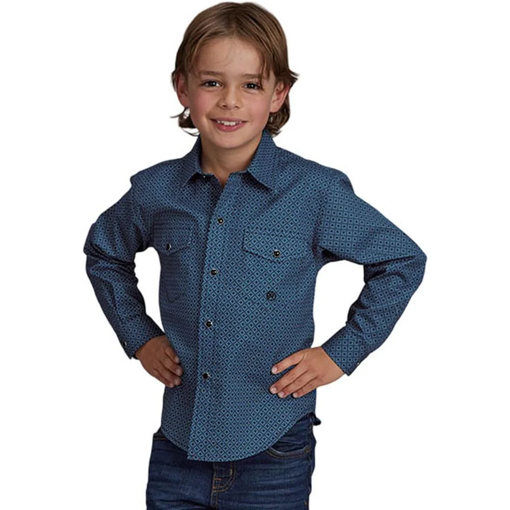 Roper - Boys Long Sleeve Western Shirt