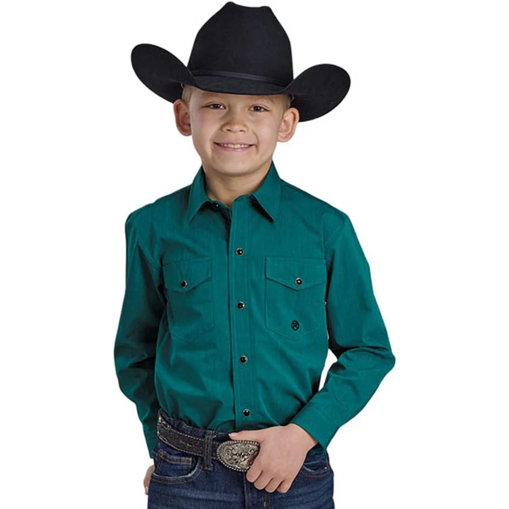 Roper - Boys Long Sleeve Western Shirt