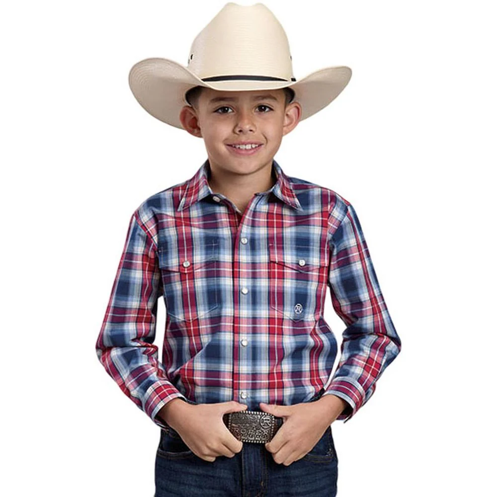 Roper - Boys Long Sleeve Western Shirt - Image 2