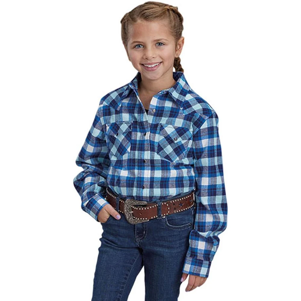 Roper - Girls Flannel Long Sleeve Shirt