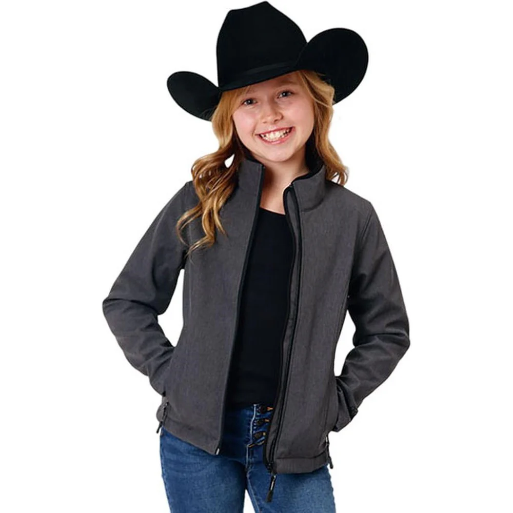 Roper - Girls Jacket Technical Soft Shell Fleece Lined - Image 2