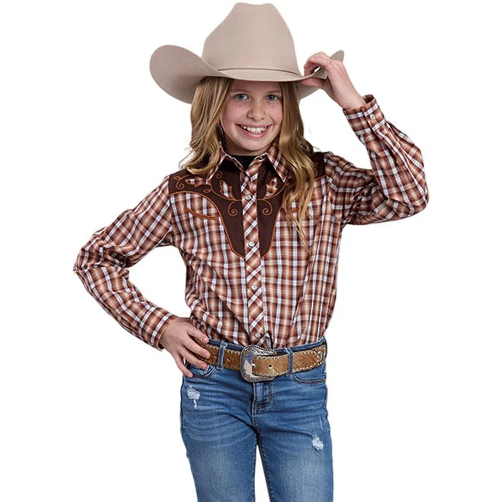 Roper - Girls Karman Special Styles Long Sleeve Western Shirt