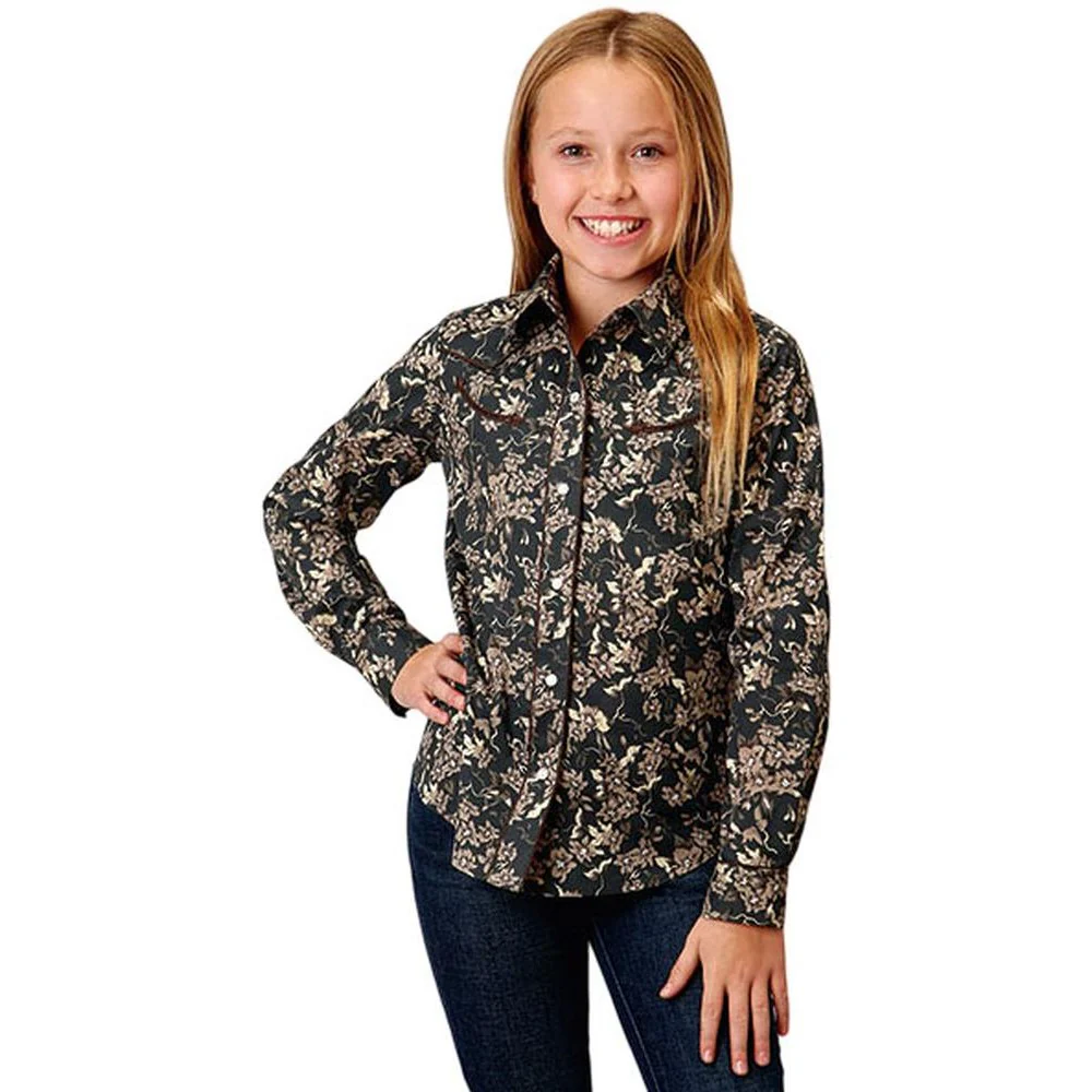 Roper - Girls Karman Special Styles Long Sleeve Western Shirt - Image 2