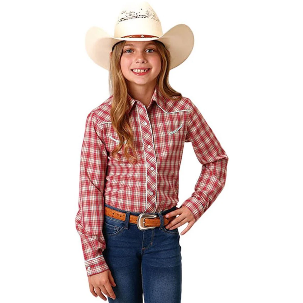 Roper - Girls Karman Special Styles Long Sleeve Western Shirt - Image 2