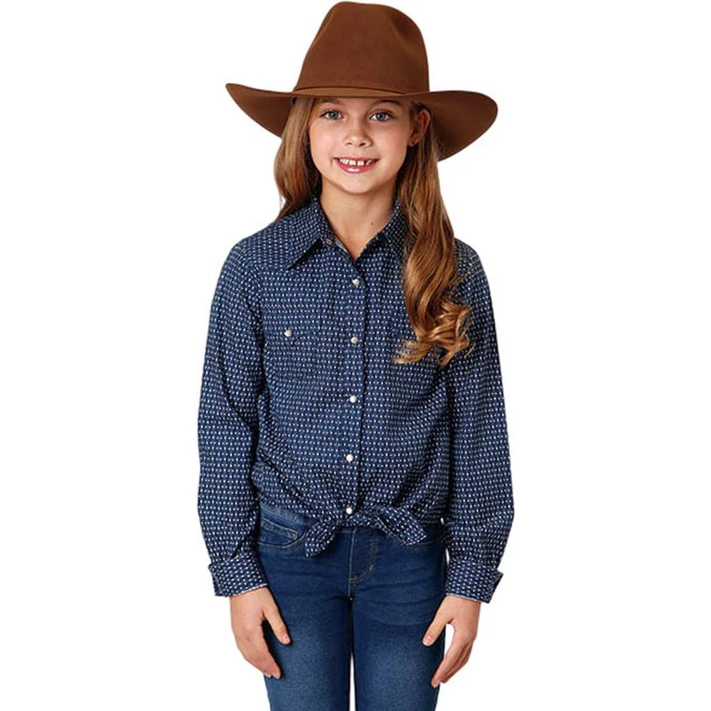 Roper - Girls Long Sleeve Western Shirt - Image 2