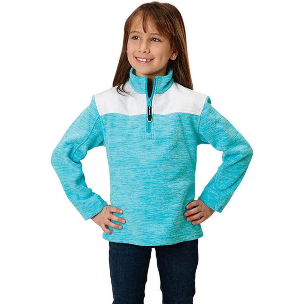 Roper - Girls Micro Fleece Pullover Outerwear - Image 2