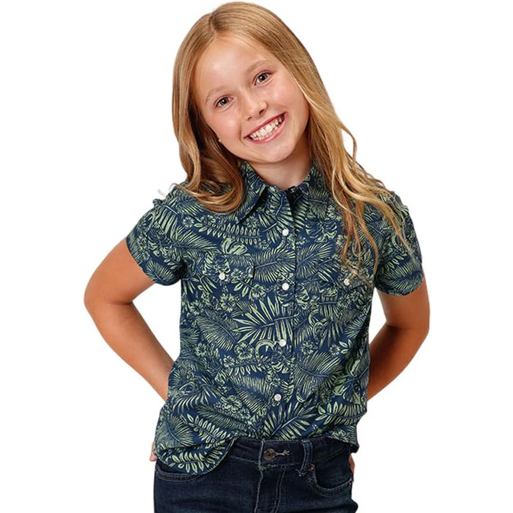 Roper - Girls Short Sleeve Western Shirt - Image 2