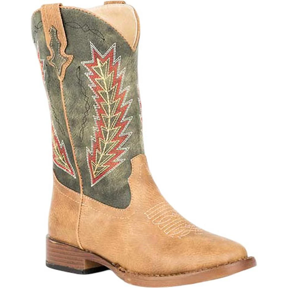 Roper - Little Kids Arrowheads Western Boot - Image 2