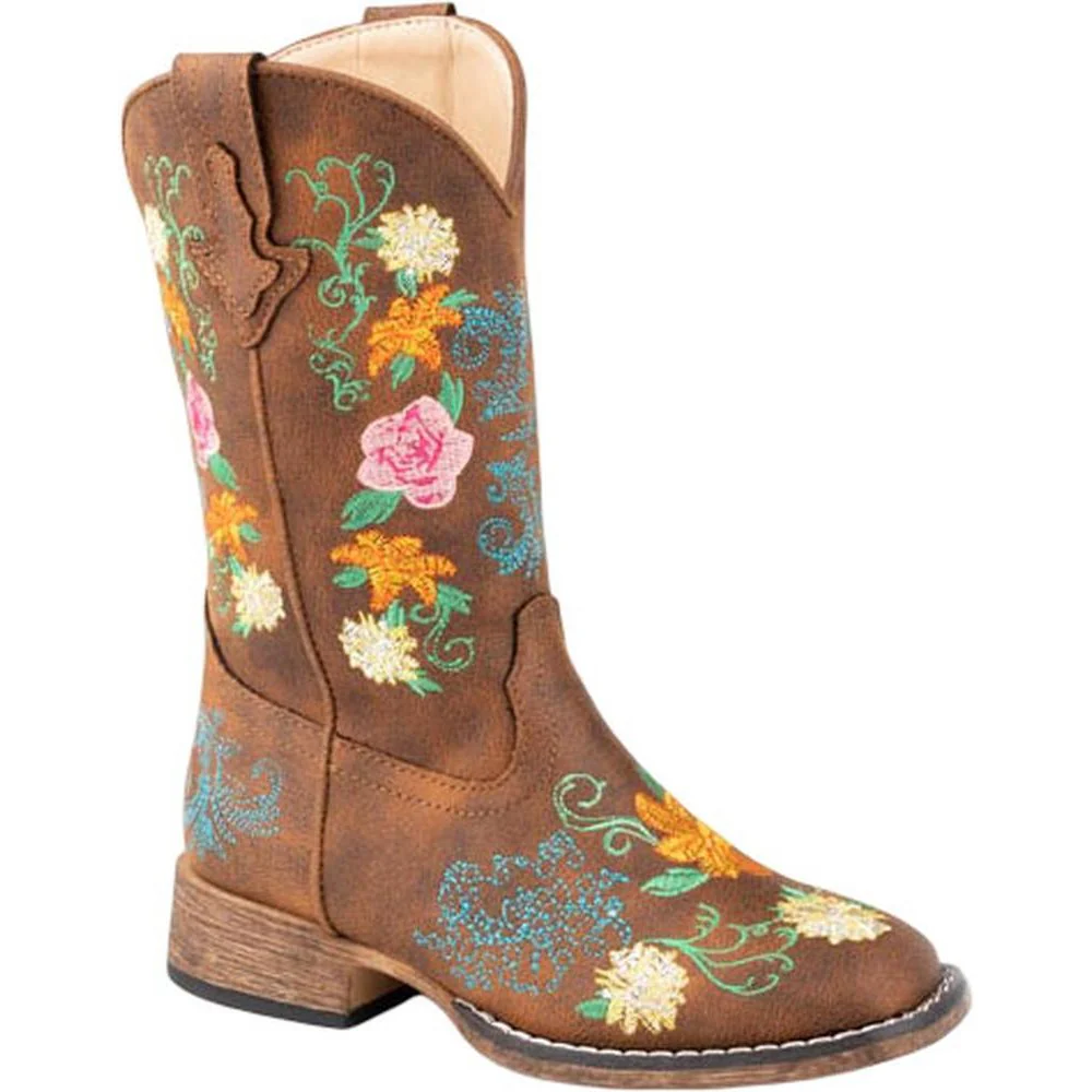 Roper - Little Kids Bailey Floral Western Boot