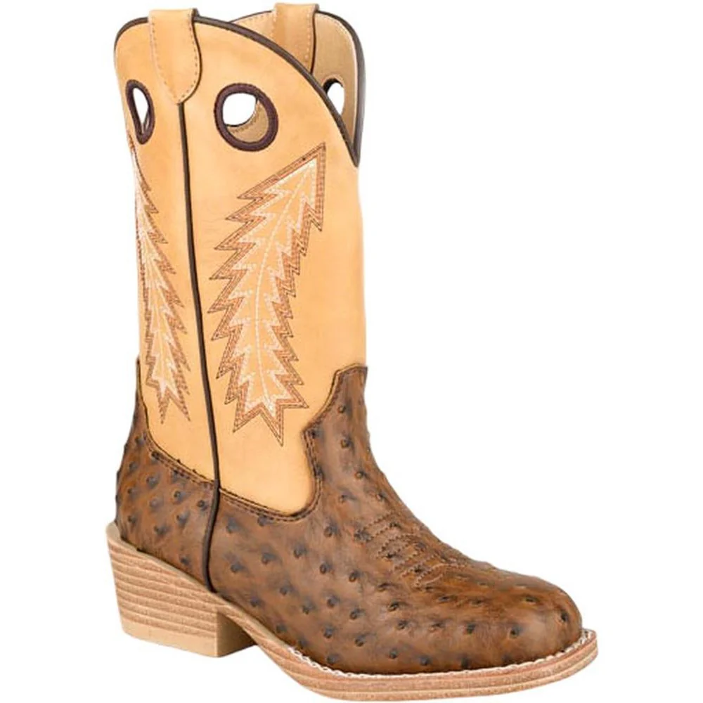 Roper - Little Kids Boots Walker Bumps Faux Ostrich - Image 2
