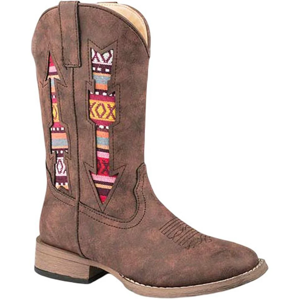 Roper - Little Kids Double Arrows Western Boot