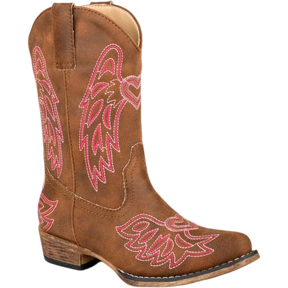 Roper - Little Kids Riley Wings Western Boot - Image 2