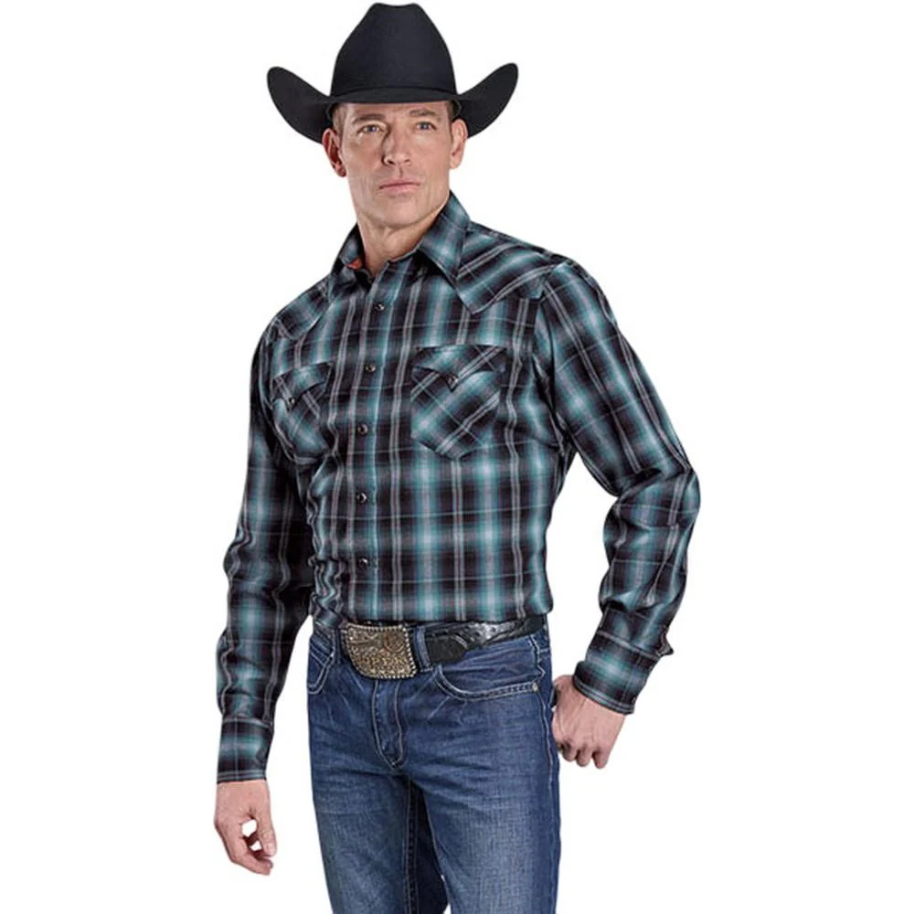 Roper - Men Plaid Long Sleeve Shirt - Image 2